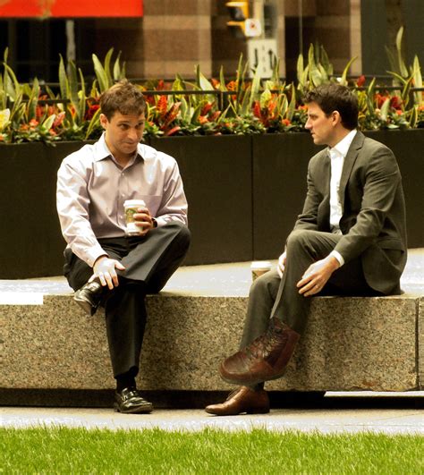 Menedits Hot Guy Pulling Up His Trouser Leg To Show Off His