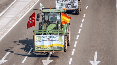 La Comunidad De Madrid Apoya Las Movilizaciones De Agricultores Y