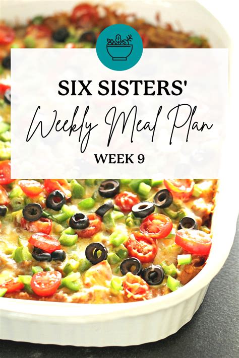 Six Sisters Meal Plan Week 11 Artofit