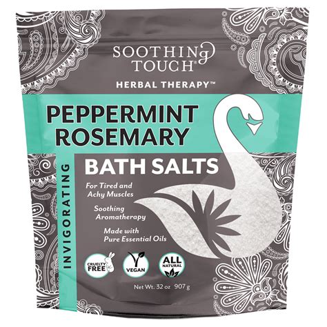 Soothing Touch Bath Salts Peppermint Rosemary Bath Salts