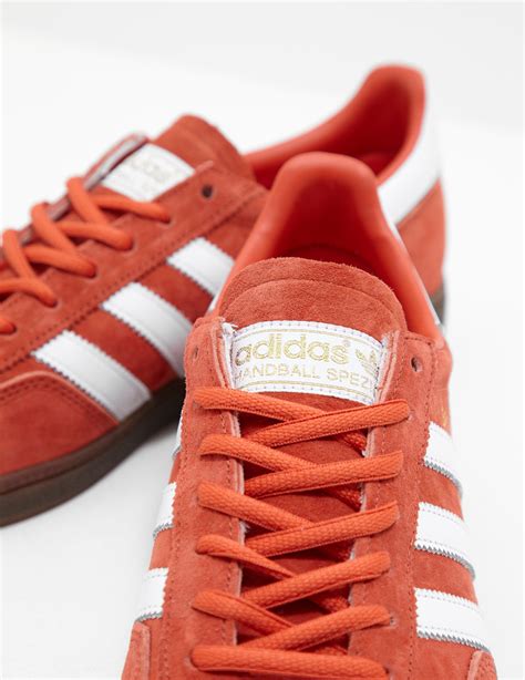 Adidas Originals Suede Mens Handball Spezial Orange For Men Lyst