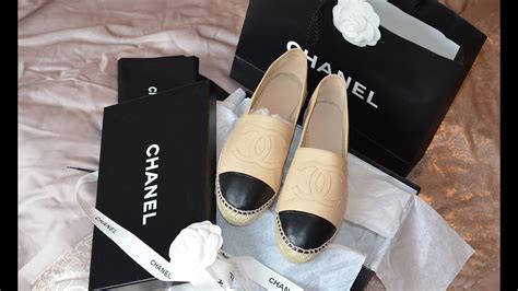 Chanel Espadrilles Unboxing Price Fit Review YouTube