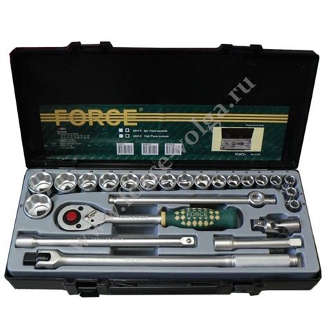 Набор головок Force ( 6 граней ) 24 предмета 10-32мм. F-4243 купить по ...