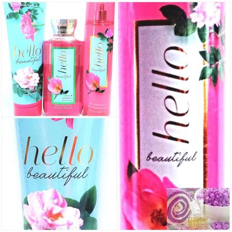 Bath Body Works Hello Beautiful Gift Set Of 3 Body Cream Fine Mist