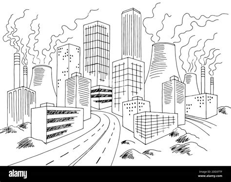 Bad environment industry vector art Cut Out Stock Images & Pictures - Alamy