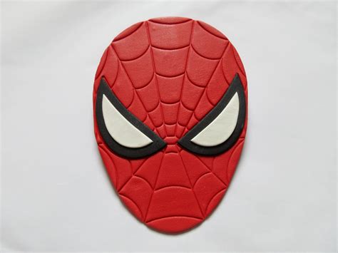 Spiderman Cake Topper Fondant Spiderman Cake Topper Etsy Uk Spiderman Cake Topper