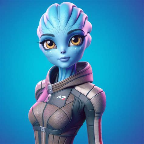 Mass Effect Asari With Disney 3d Animation Style By Rtxrkibi On Deviantart