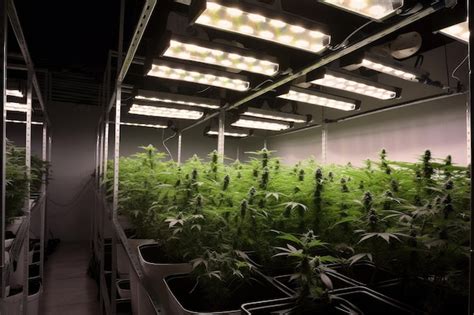 Premium AI Image | Hightech grow room with advanced lighting and ...