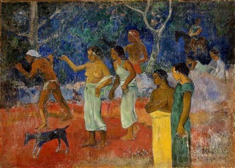 Scene From Tahitian Life Paul Gauguin Wikiart Org Encyclopedia Of