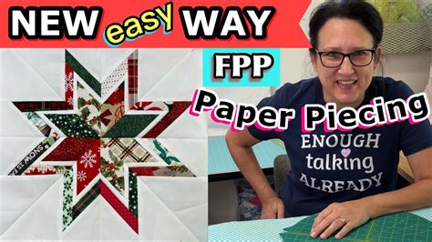 NEW WAY Foundation Paper Piecing FPP Quilt Block Technique YouTube