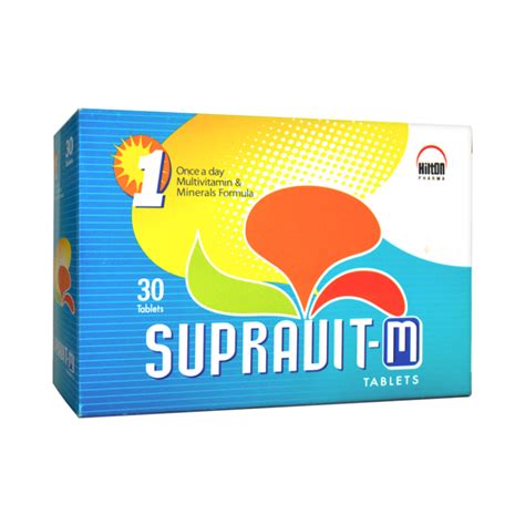 SUPRAVIT M TAB HILTON Pack Size X 30 Khalid Pharmacy Online