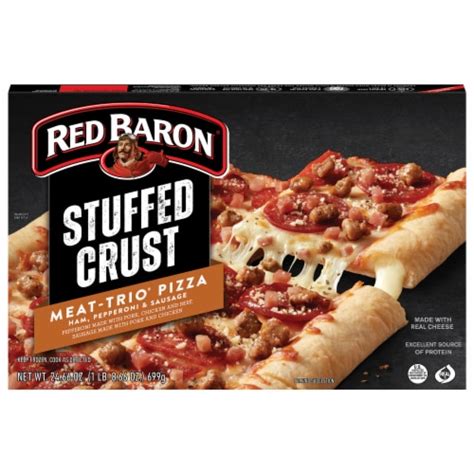 Red Baron Stuffed Crust Meat Trio Frozen Pizza 24 66 Oz Smiths