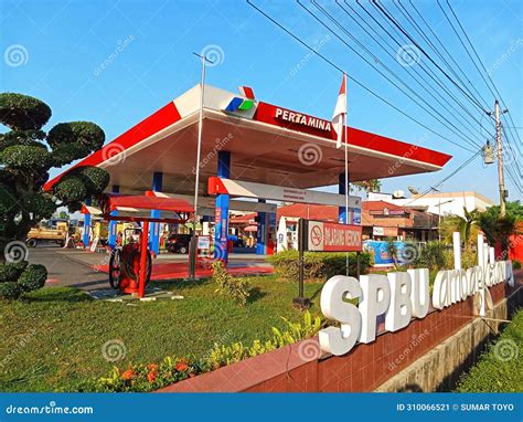 Pertamina Gas Station Editorial Photo | CartoonDealer.com #279328093