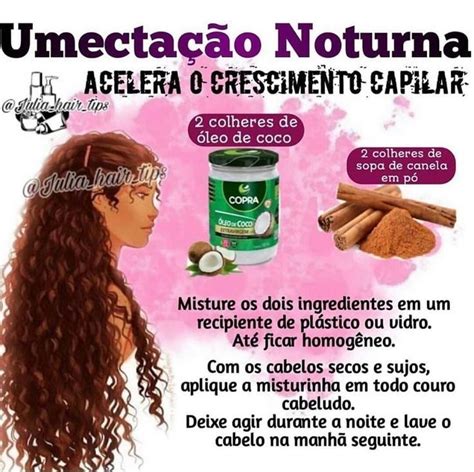 Pin de Dudah Silva em coisas caseira Nutrição para cabelos cacheados