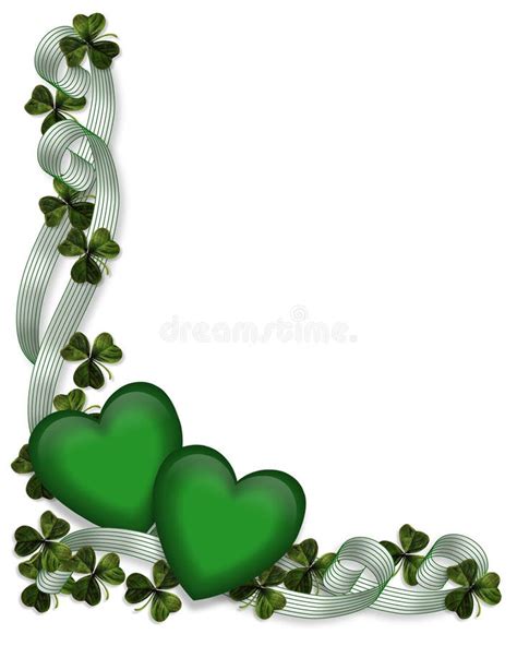 St Patricks Day Border Celtic Knot Stock Illustration Illustration Of