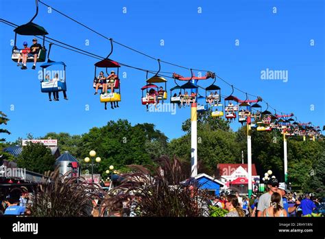 Des Moines, Iowa, USA - August 12, 2023: Iowa State Fair 2023 Stock ...