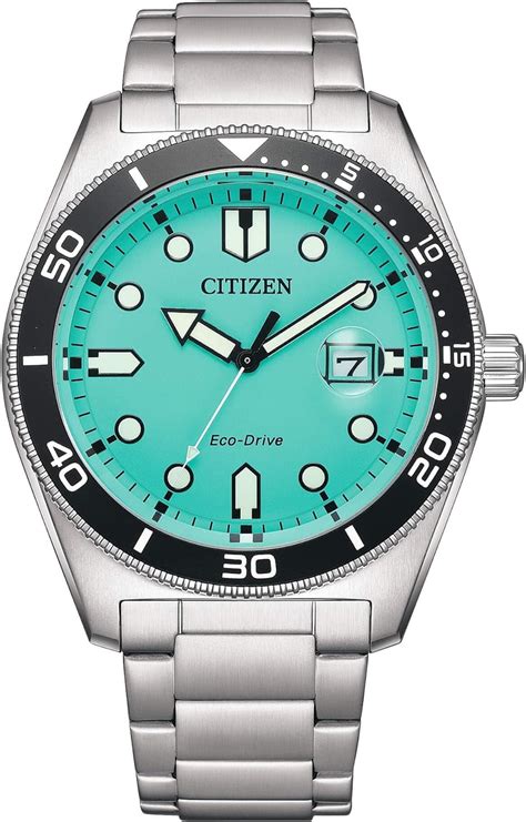 Orologio Uomo Citizen Marine Eco Drive Azzurro Acciaio AW1760 81W