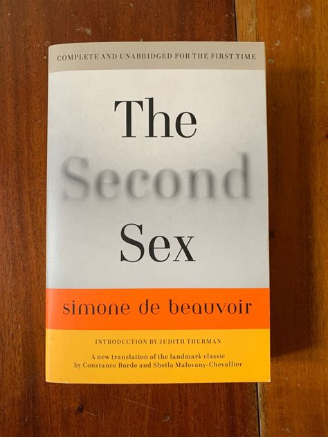 THE SECOND SEX By Simone De Beauvoir Hobbies Toys Books Magazines