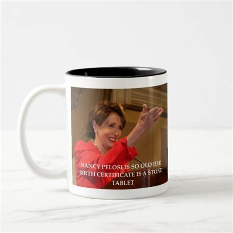 Nancy Pelosi Two Tone Coffee Mug