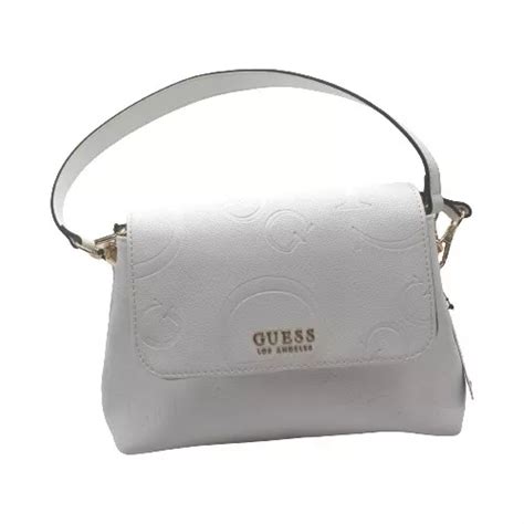 Bolsa Guess Blanca Original Importada Ag Env O Gratis