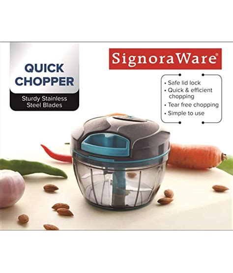 Signoraware Vegetable Fruit Quick Manual Chopper Ml Buy Online