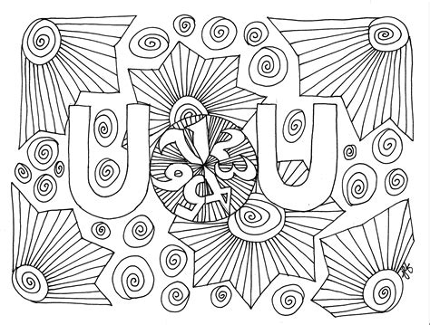 UU Coloring Page | WorshipWeb | UUA.org