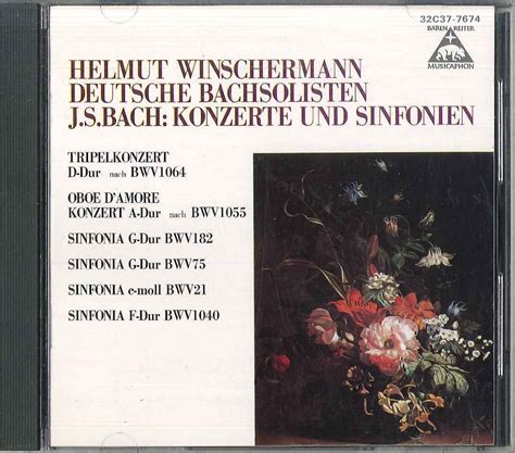 Yahoo Cd Helmut Winschermann Deutsche Bachsolisten