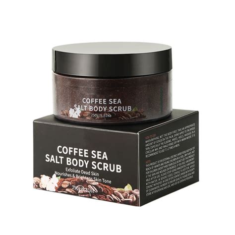 Boninggg Coffee Sea Scrub Natural Exfoliating Body Scrub Coffee Body