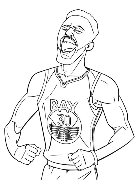 Stephen Curry Para Colorear Y Pintar Im Genes Para Dibujar Gratis