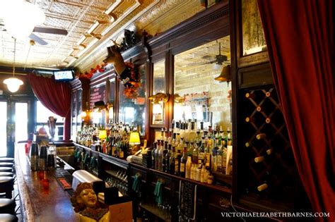 Original Victorian bar in historic Old City, Philadelphia.