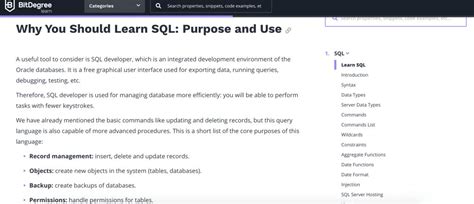 Learn Sql 10 Tips To Get You Started With Learning Sql Online