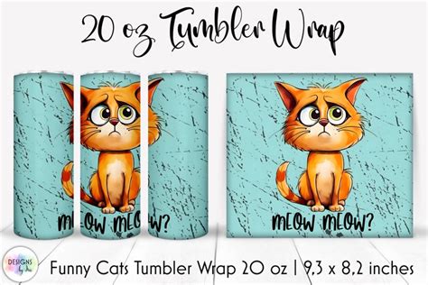 Funny Cat Tumbler Wrap Cat Lover Design I Love My Cat