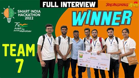 Smart India Hackathon SIH 2022 Winner Team 7 KIET Ghaziabad