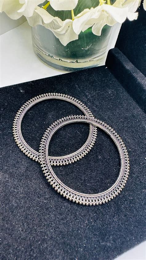 Oxidized Jewelry Cuffsbangles In 2024 Oxidised Jewellery Cuff