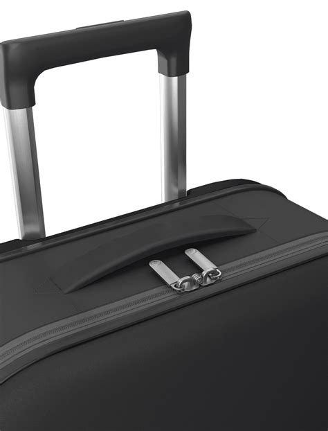 Чемодан складной Rollink Vega II 55x40x20 см, 2 колеса, черный / «Laudo»