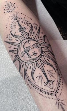 50 Meaningful And Beautiful Sun And Moon Tattoos KickAss Things