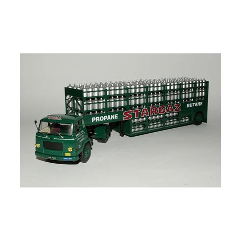 Camion Miniature UNIC MZ 36 TCA Saverne Remorque Transport Altaya