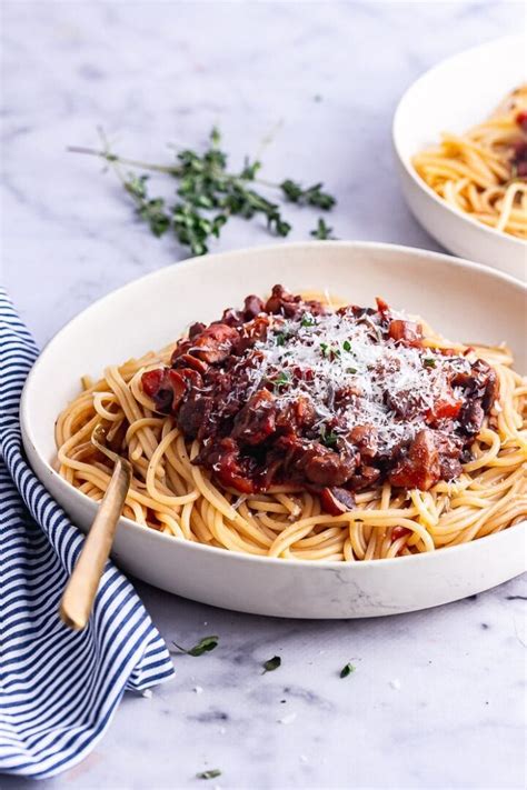 Vegetarian Spaghetti Bolognese With Mushrooms The Cook Report