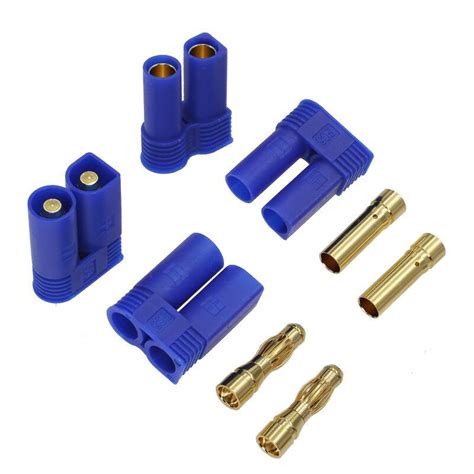 Amass Ec5 Connector Male Female Gold Plated Connector With Blue For RC