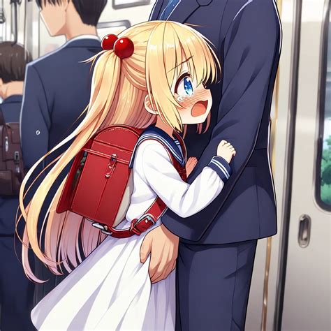 Blonde girl being molested エロ Aipictors