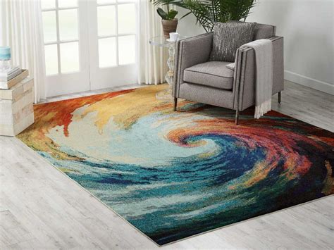 Nourison Celestial Abstract Area Rug NRCES07WAVE