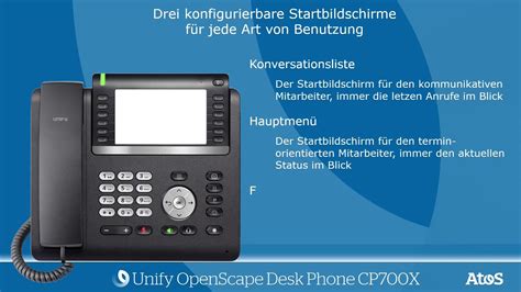 UNIFY CP700X Präsentation IP Tischtelefon mit WLAN YouTube