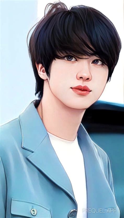 Jin💜 | Bocetos de retrato, Imagenes de yugioh, Fotos de perfil whatsapp