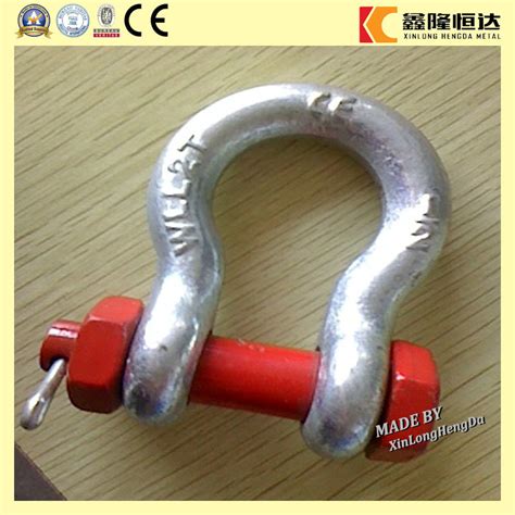 Stainless Steel Jis Type Marine Long Dee Shape Shackle China Shackle