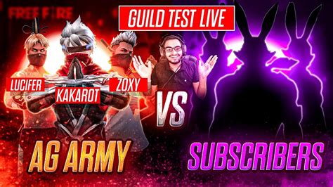 1 Vs 1 Guild Test Can You Beat Ag Army Nonstopgamingfacecamlive