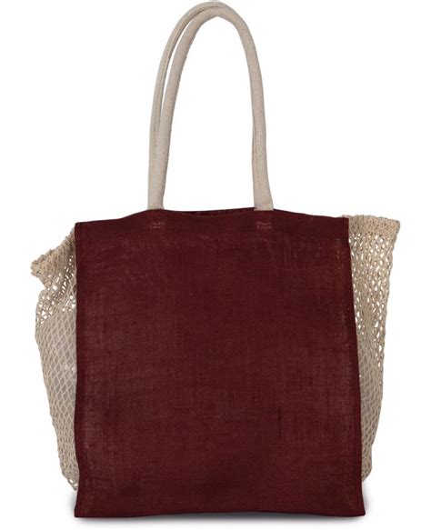 Sac Shopping Avec Soufflet En Filet Ki Syrah Wine Natural