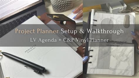 Project Planner Setup Flip Through Lv Agenda C P Vinyl Planner