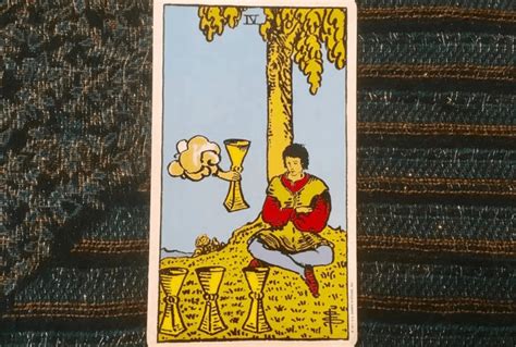 Four Of Cups Meaning Upright And Reversed Tarot Technique