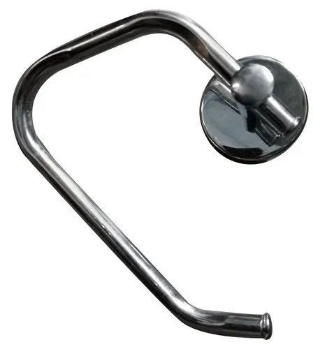 Polished Silver Stainless Steel Bathroom Towel Ring At Rs 875 Pack In