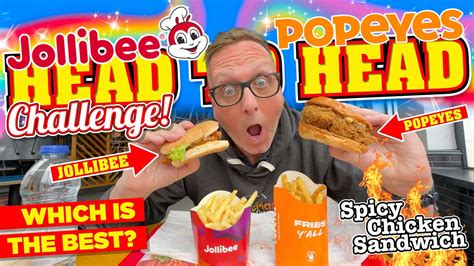 Jollibee V Popeyes Spicy Chicken Sandwich Head To Head Challenge Which Is The Best 🔥 Youtube